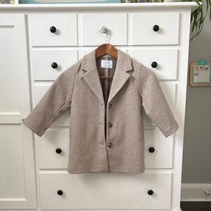 Zara Kids Beige Blazer Coat